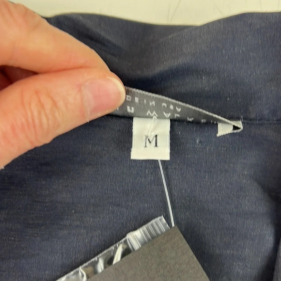 NWT Bryn Walker Navy Crop Pea Coat - Picture 4 of 12